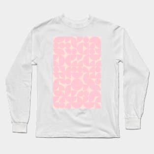 Soft Geometric Pattern - Shapes #5 Long Sleeve T-Shirt